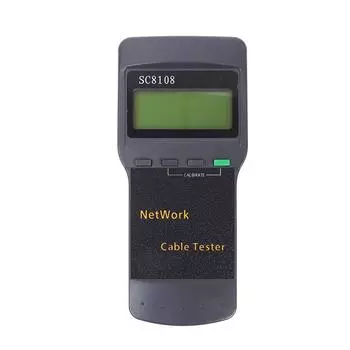 Сетевой тестер Sc8108 Rj45 Cat5E Cat6 Utp неэкранированный тестер кабеля LAN