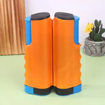 Сетка для настольного тенниса Anywhere Выдвижная стойка Спорт Портативная Замена Постнет для пинг-понга Аксессуары для упражнений Оборудование оранжевый