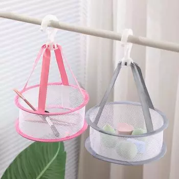 Сетка для сушки яиц для макияжа, которую можно повесить, хлопковая корзина для сушки кистей для макияжа, аксессуары, инструменты для сушки игрушек серый