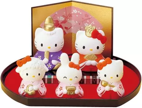 Seto Ware Hello Kitty Hina Набор украшений 05-K301