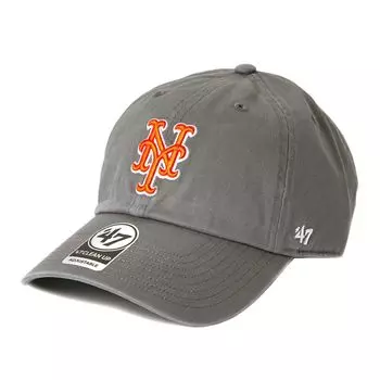 Seven Cap 47 CLEAN UP New York Mets ТЕМНО-СЕРЫЙ [Forty Brand] темно-серого