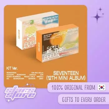 Seventeen 12-й мини-альбом [SPILL THE FEELS] (КиТ вер.) (Случайная версия)