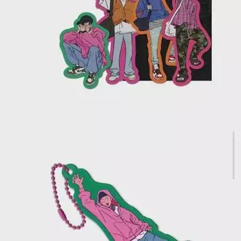 Seventeen Hoshi Sticker Key Ring