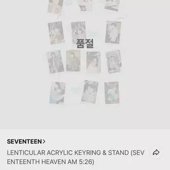 Seventeen Myungho Keyring