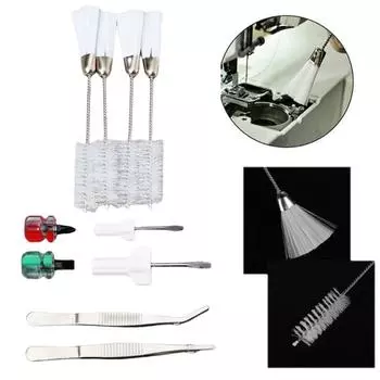 Sewing Machine Cleaning Kit Tweezers Screwdriver Household Repairing Tools