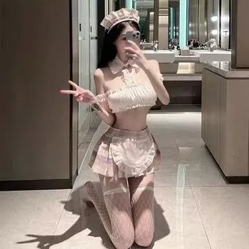 Сексуальная пижама jk униформа милый студенческий наряд кампус ветер cos горничная чистое желание частная комната сумка полиэстер женский 1851 average size