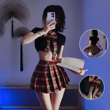 Сексуальное нижнее белье Pure Desire Style Jk Uniform плиссированная юбка рубашка комплект студенческая одежда для студентов воздержание женщины One size