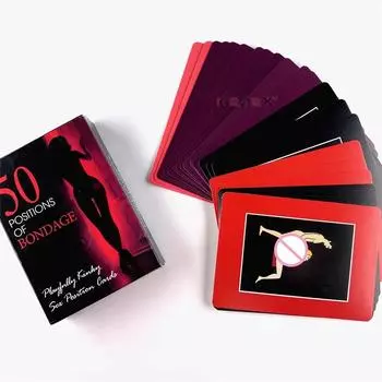 Сексуальные 50 позиций секс-бумага карты Таро игры для взрослых вечерние стол игровой реквизит эротические товары секс-игрушки для пар флирт One Set