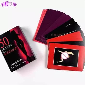 Сексуальные 50 позиций секс-бумага карты Таро игры для взрослых вечерние стол игровой реквизит эротические товары секс-игрушки для пар флирт One Set