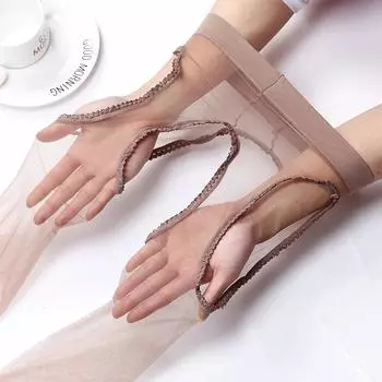 Сексуальные новые 5D дышащие колготки, открытые прозрачные женские колготки с вырезами, ультратонкие нейлоновые колготки, эластичные чулки для девочек One Size чёрный
