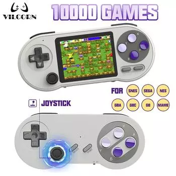 SF2000 Ретро портативная игровая консоль, игровой автомат для детей IPS, беспроводной мини-портативный плеер Everdrive для Gameboy SNES GBA Sega