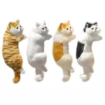 SGcreation [Realistic Climbing Cat Stuffed Toy] Cat Stuffed Toy Realistic Looks Like the Real Pet Present Gift Children Birthday Large Stylish Calico