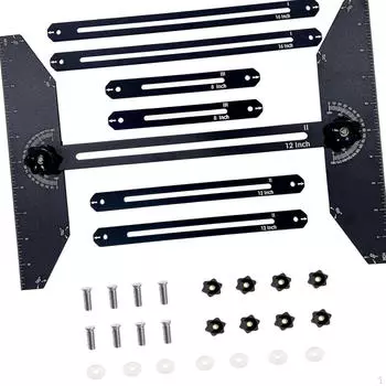 Шаблон для ступеней Stair Jig, инструмент для регулировки в тяжелых условиях, измерение для подступенков, перегородок