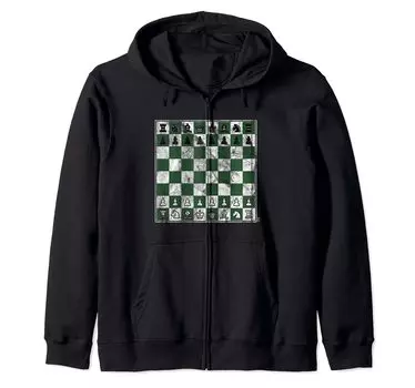 Шахматная игра Шахматная доска Шахматные фигуры Шахматная доска Шахматная доска Толстовка с капюшоном на молнии чёрный