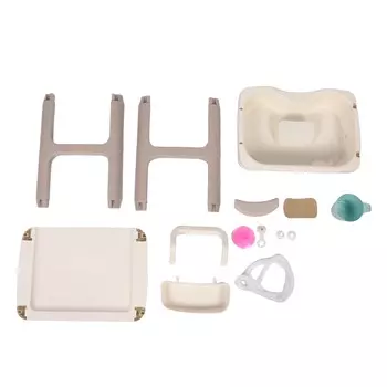 Shampoo Basin Stand Portable Lying Down Shampoo Bowl Rack Hair Washing Tray for Home Brown коричневый