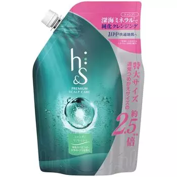 Shampoo Refresh Refill Extra Large 800mL [Large Capacity] h&s