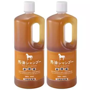 Шампунь Azuma Shoji Horse Oil Refill 1000 мл x 2 бутылки