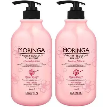 Шампунь Baron Moringa Cherry Blossom, 500 г, 2 шт.