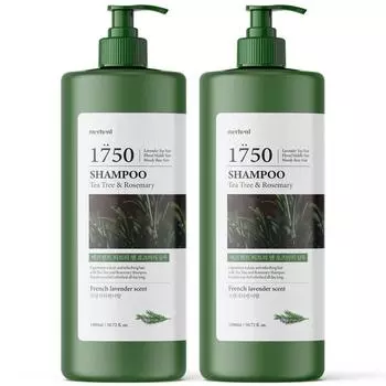 Шампунь большой емкости Margent Tea Tree & Rosemary с ароматом французской лаванды, 1,5 л, 2 шт.