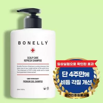 Шампунь Bonelli Seborrheic Scalp Dandruff Dead Cell Mildly Adic, 1 упаковка, 500 мл