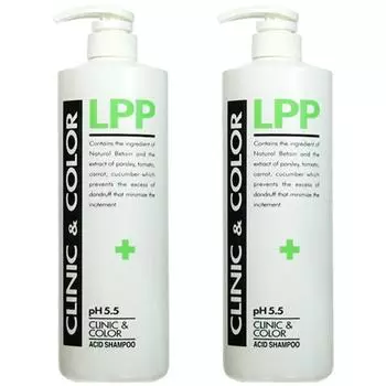 Шампунь Clinic & Color LPP Acid, 1 л, 2 шт.
