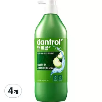 Шампунь Dantrol Fresh Apple с освежающим ароматом, 820 мл, 4 шт.
