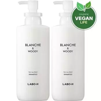 Шампунь для кожи головы LaboH с ароматом Blanche и Woody, 400 мл, 2 шт.