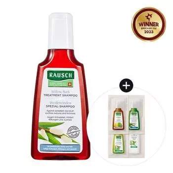 Шампунь для лечения коры ивы Rausch Willow Bark Treatment 200 мл, специальный (+4 вида предоставленного комплекта) (тонкие и слабые волосы) 200ml + 4 types of kit provided