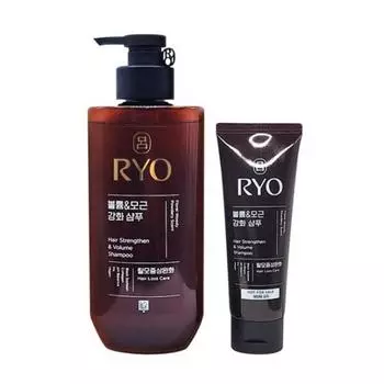 Шампунь для укрепления и придания объема корням волос Ryo Heukun 480 мл + набор 112 мл