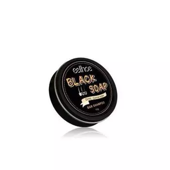 Шампунь для волос EELHOE Black Soap | Питание для седины | Восстановление волос | Натуральные ингредиенты | 50 г, 1 шт.