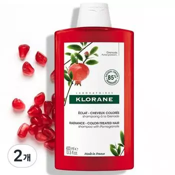 Шампунь для защиты цвета Klorane Pomegranate, 400 мл, 2 шт.