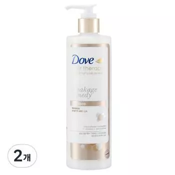 Шампунь Dove Hair Therapy Breakage Remedy с зеленым древесным ароматом, 380 мл, 2 шт.