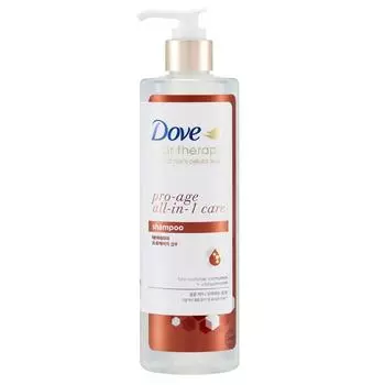 Шампунь Dove Pro Age с цветочным ароматом белого мускуса, 380 мл, 1 шт.