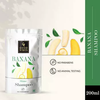 Шампунь Good Vibes Shine Shampoo - Банан 200 мл Refill Pack