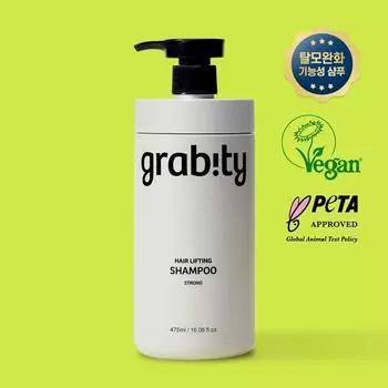 Шампунь Gravity Hair Lifting Strong 475 мл. Облегчение симптомов выпадения волос, экстремальный объем, укрепление волос, 1 шт.