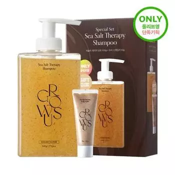 Шампунь Growers Sea Salt Therapy 500 г, специальный (+ 30 г скалера в комплекте)