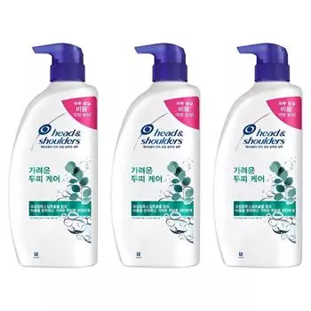 Шампунь Head & Shoulders Itchy Scalp Care с ароматом эвкалипта, 850 мл, 3 шт.