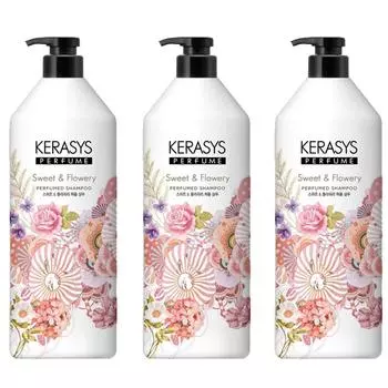 Шампунь Kerasys Sweet & Flowery Perfume, 1 л, 3 шт.