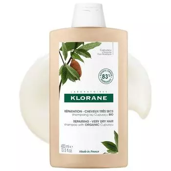 Шампунь Klorane Cupuau Butter Repair для сильно поврежденных волос, 400 мл, 1 шт.