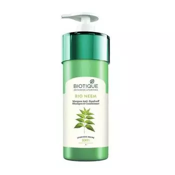 Шампунь-кондиционер против перхоти с Нимом (800 мл), Bio Neem Margosa Anti-Dandruff Shampoo & Conditioner, Biotique 41.21875