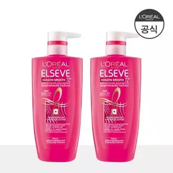 Шампунь L Oral Paris Keratin Smooth, 410 мл, 2 шт.