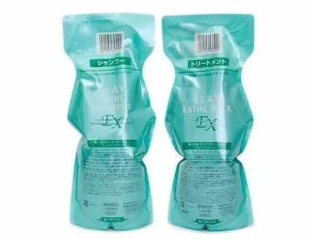Шампунь Malt Bene Clay Esthetic EX1000ml Pack EX1000G Refill Set &