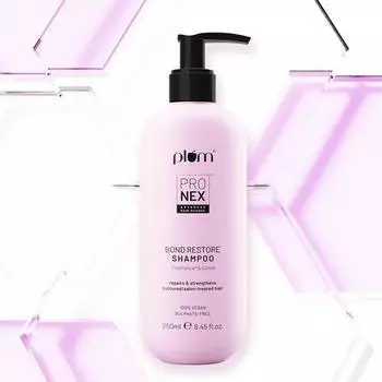 Шампунь Plum ProNex Bond Restore I для окрашенных, поврежденных и обработанных кератином волос I с FiberhanceTM и киноа |250 мл
