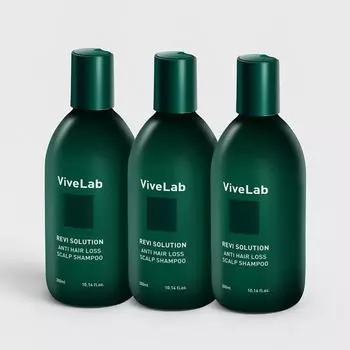 Шампунь против выпадения волос Vibe Lab Revi Solution Anti Hair Loss Shampoo 300 мл, 3 шт.