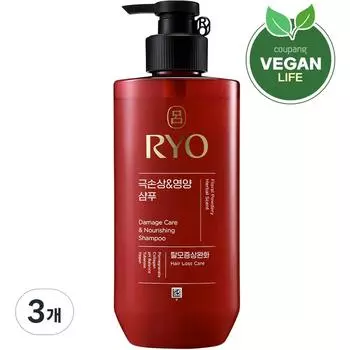 Шампунь Ryeo Hambit Extreme Damage and Nutrition, 480 мл, 3 шт.