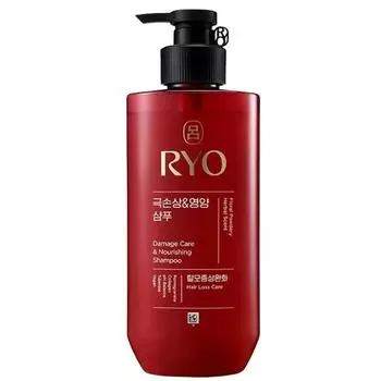 Шампунь Ryeo Hambit Extreme Damage & Nutrition 592 мл Шампунь против выпадения волос Улучшает состояние спутанных поврежденных волос