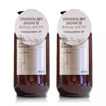 Шампунь Ryo Jayangyunmo Hair Loss Professional Symptom Care Jeju Breeze, 2 шт., 585 мл