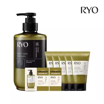 Шампунь Ryo Rootgen Hair Loss Care для мужчин 515 мл + 1 товар, превышающий емкость
