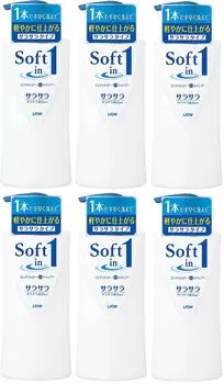 Шампунь с мягким корпусом и дозатором 530 мл Soft-in-one [x6 шт.]