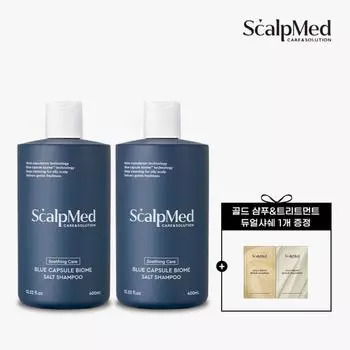 Шампунь ScalpMed Blue Capsule Biome Salt Dead Cell Care, 400 мл, 2 шт.